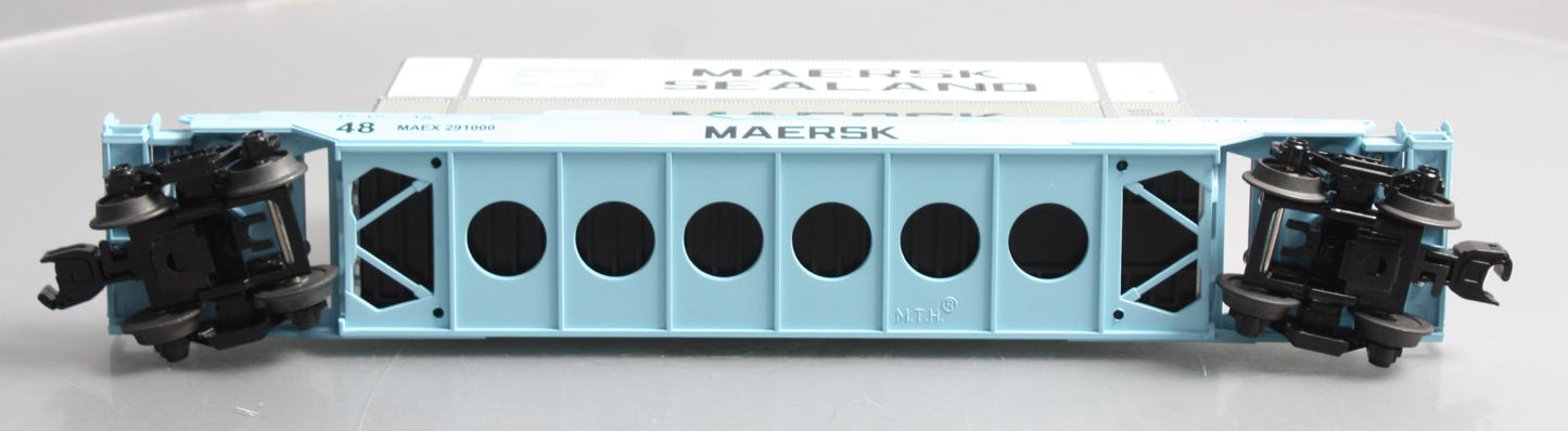 MTH 30-76320 Maersk Husky Stack Car V2