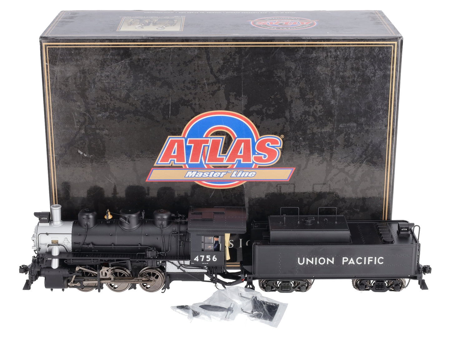 Atlas 3704-2 O UP USRA 0-6-0 Steam Loco & Tender #4756 w/ DCC & Sound (2-Rail) NIB