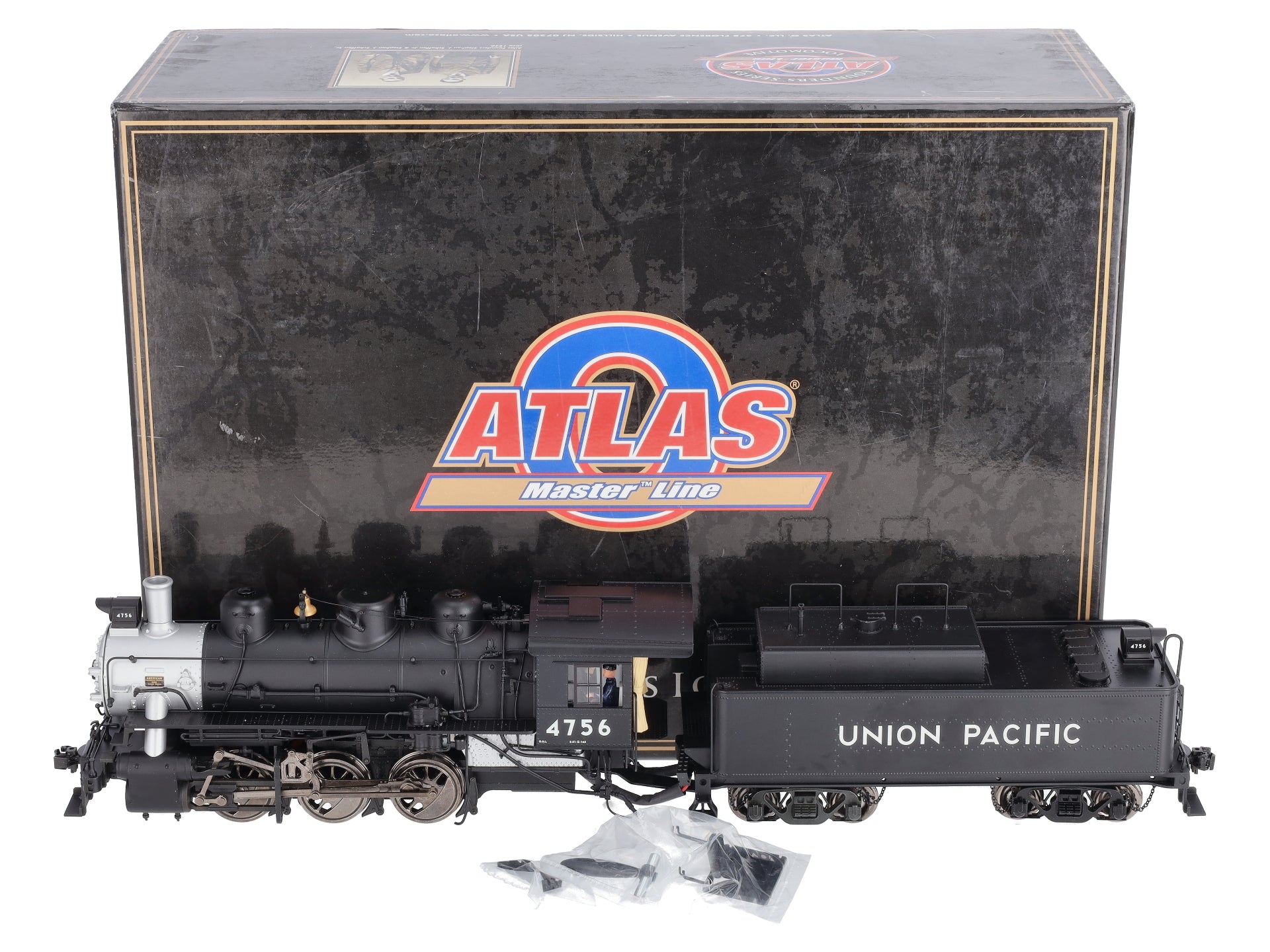 Atlas 3704-2 O UP USRA 0-6-0 Steam Loco & Tender #4756 w/ DCC & Sound (2-Rail) NIB