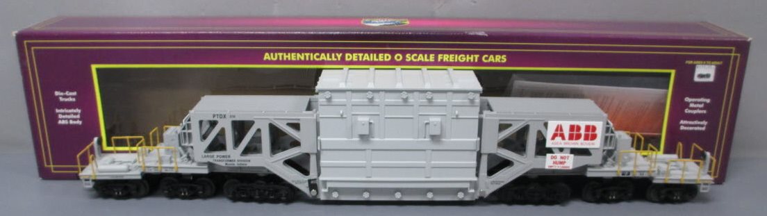 MTH 20-98291 O ABB Schnabel Flatcar with Transformer #210 LN/Box