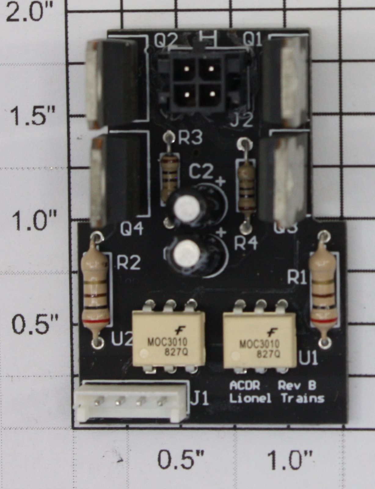 Lionel 691PCB1021 ACDR AC Motor Driver PCB Circuit Board - No Heat Sink