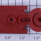 Lionel 2196-55 Red Female Connector