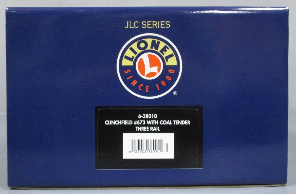 Lionel 6-38010 O Gauge Clinchfield 4-6-6-4 Challenger Steam Engine & Tender #673 LN/Box