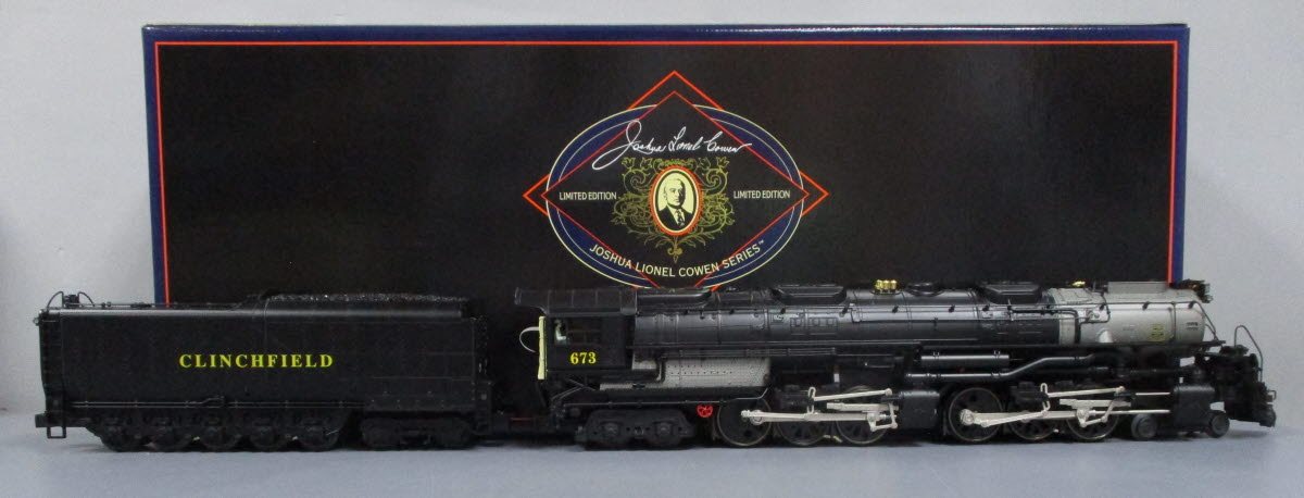Lionel 6-38010 O Gauge Clinchfield 4-6-6-4 Challenger Steam Engine & Tender #673 LN/Box