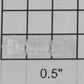 Lionel 2363-10 Left Hand Clear Raised Number Marker Lens/Number Board