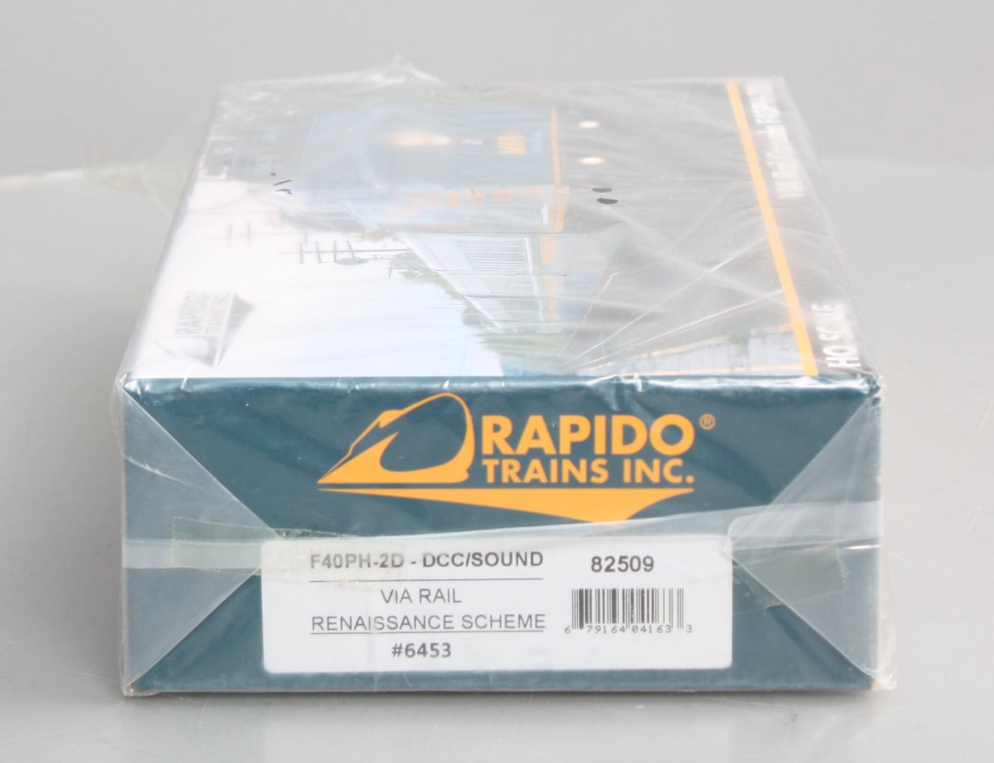 Rapido Trains 82509 HO VIA REBLT F40PH #6453 w/DCC