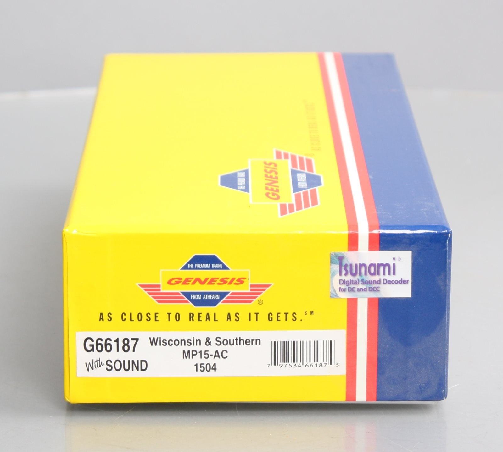 Athearn G66187 HO WSOR MP15-AC Diesel Locomotive w/DCC & Sound #1504