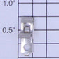 K-Line K0641 Accessory Fahnestock Wire Clip with Solder Tab