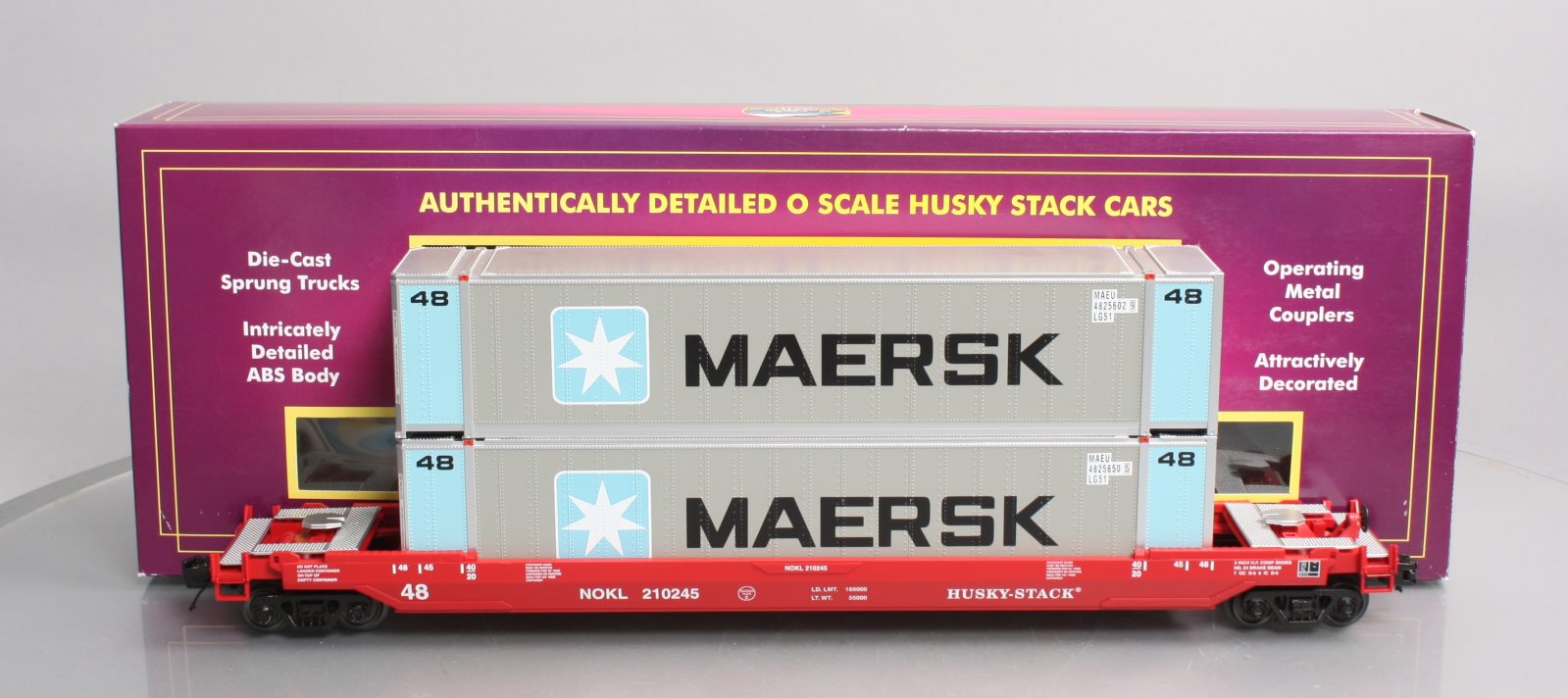 MTH 20-95174 O Northwestern Oklahoma Husky Stack Car