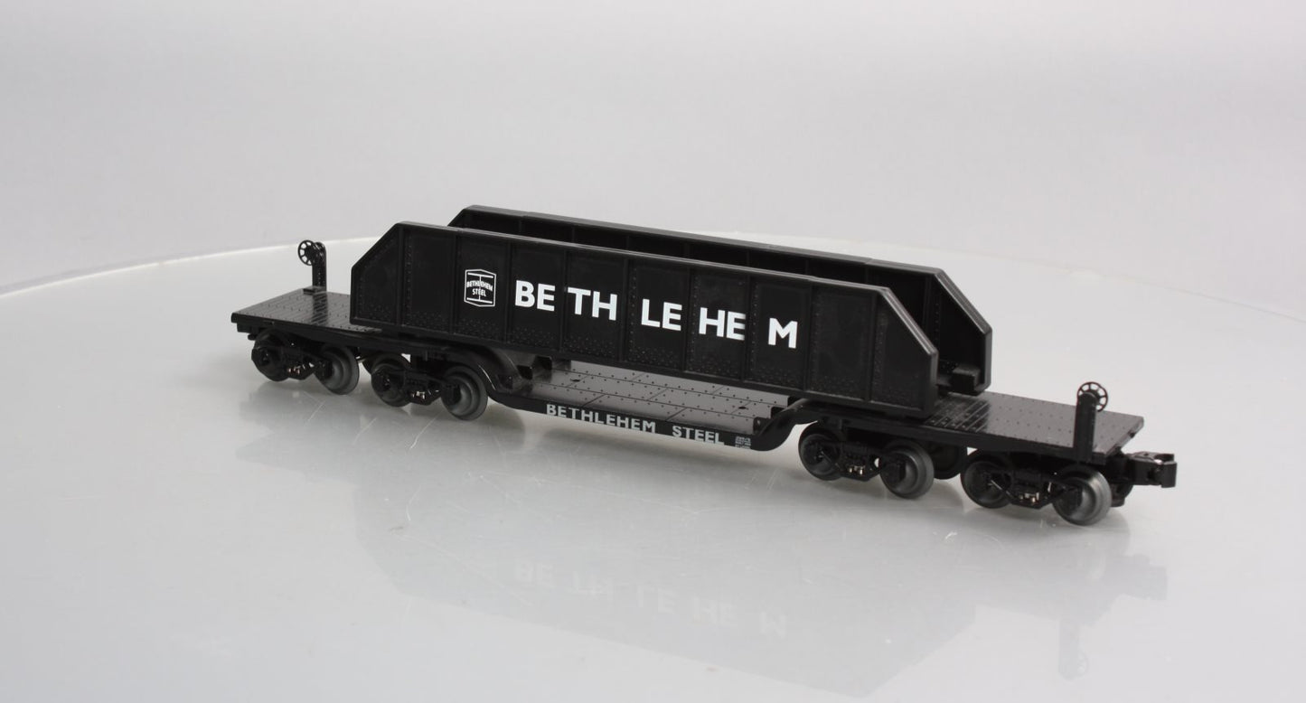 Lionel 6-39476 O Gauge Bethlehem Steel 16-Wheel Flatcar With Load