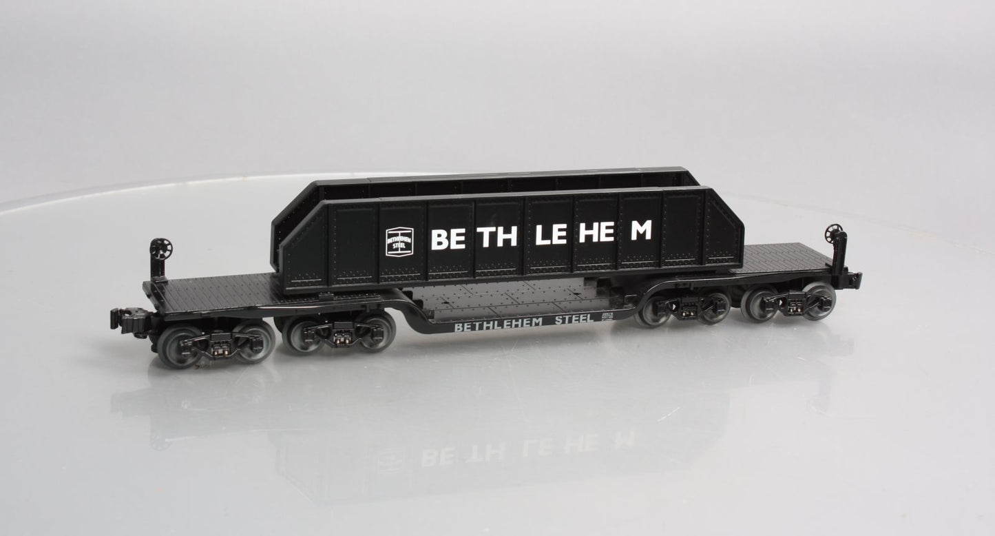 Lionel 6-39476 O Gauge Bethlehem Steel 16-Wheel Flatcar With Load