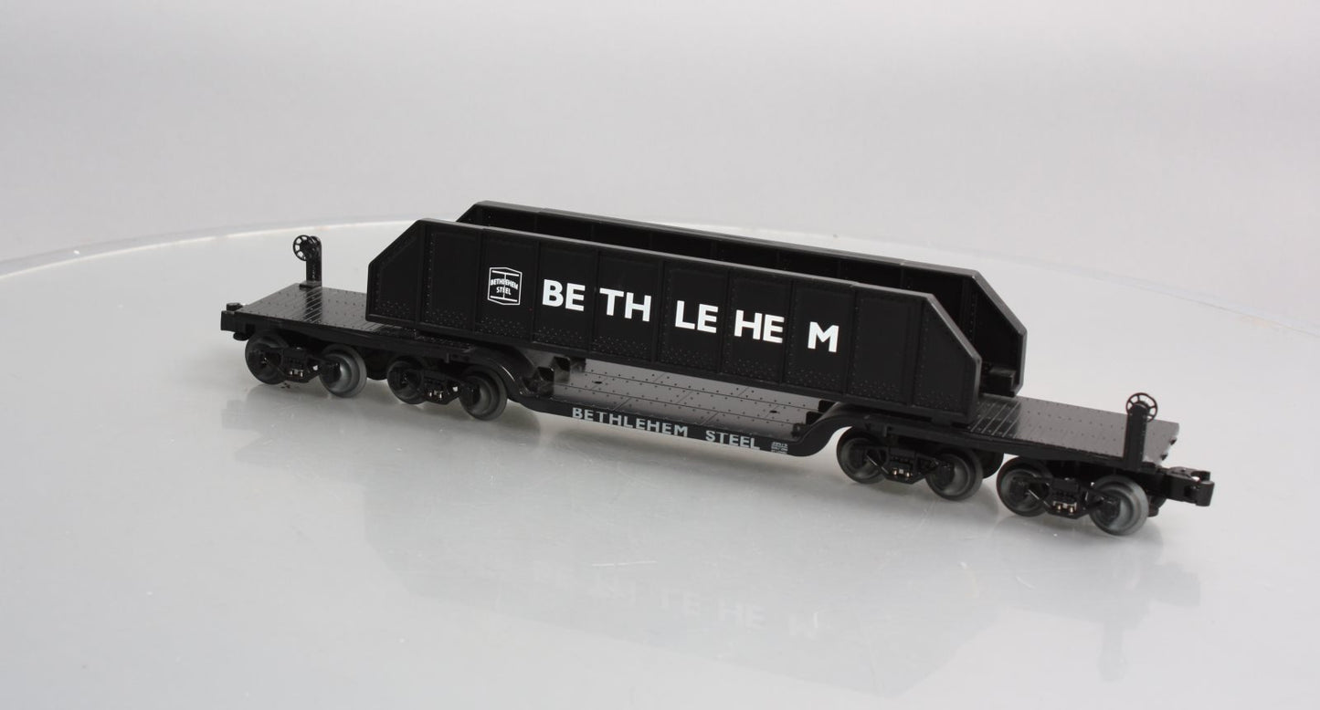 Lionel 6-39476 O Gauge Bethlehem Steel 16-Wheel Flatcar With Load