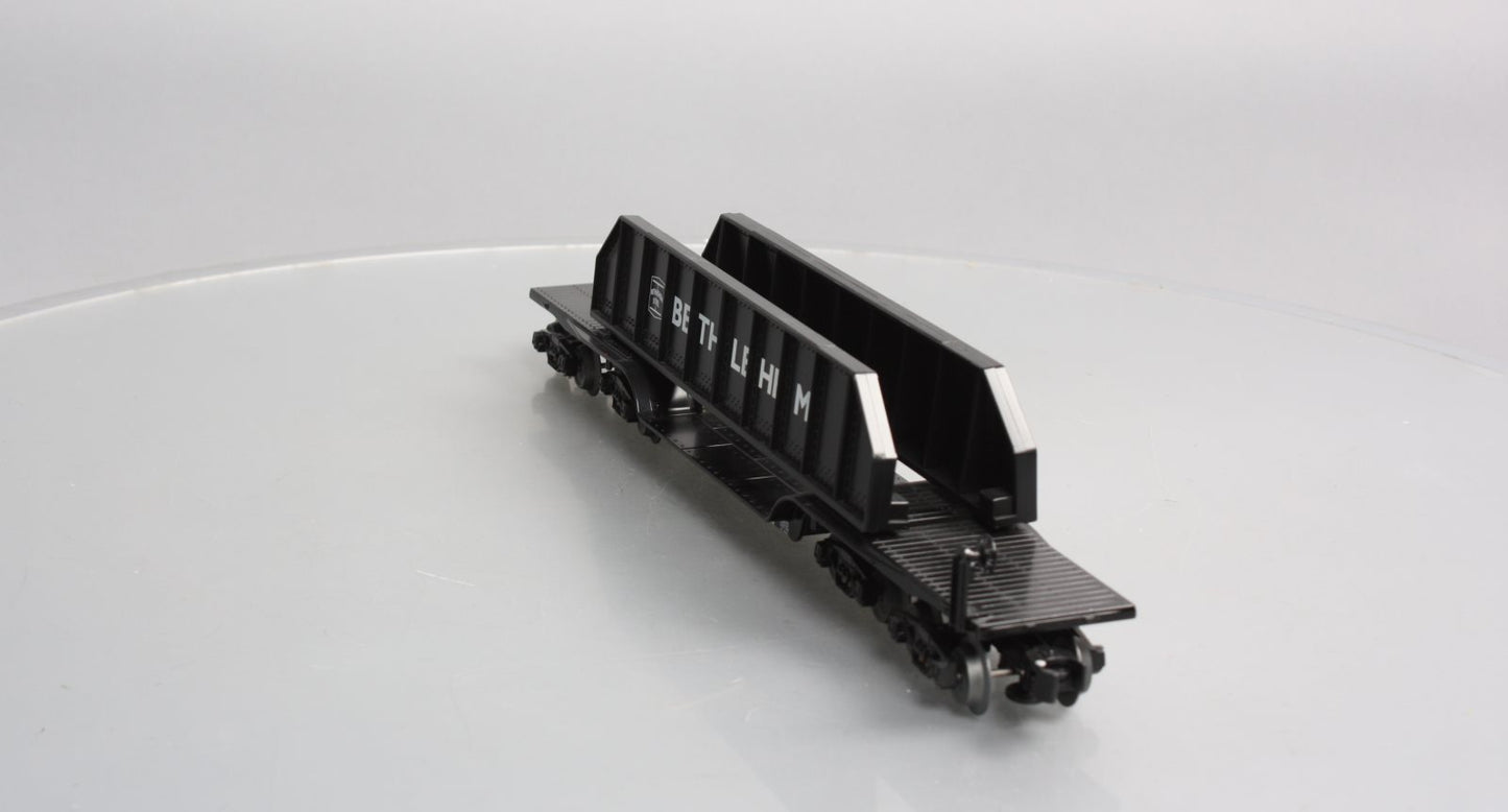 Lionel 6-39476 O Gauge Bethlehem Steel 16-Wheel Flatcar With Load