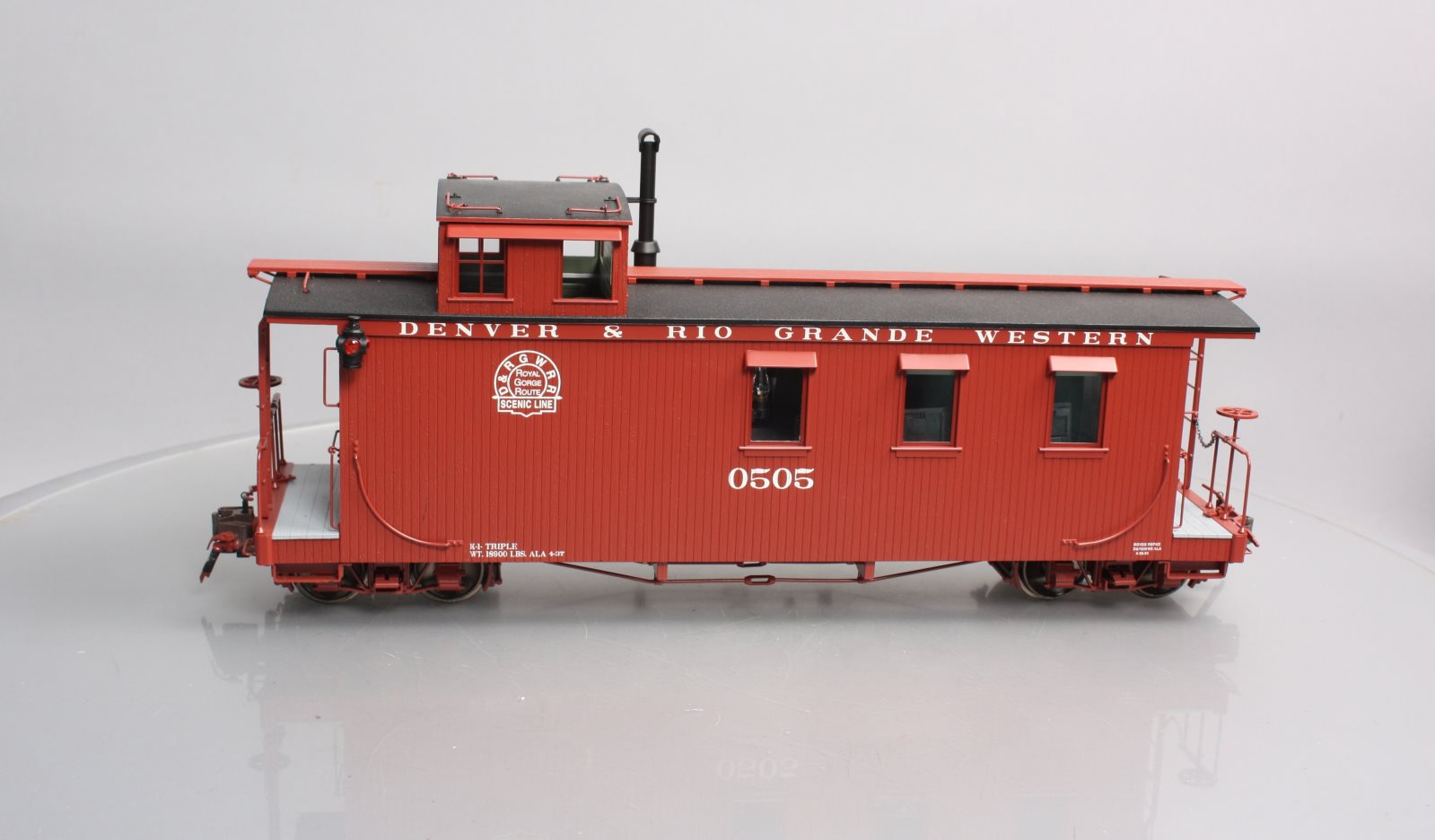Bachmann 88795 G Denver & Rio Grande Western Long Caboose #0505