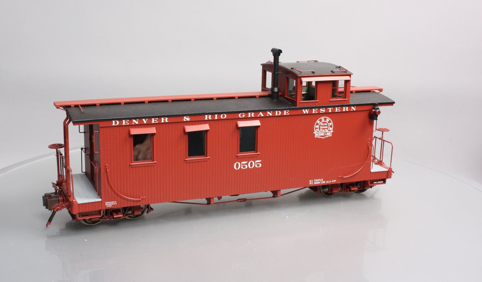 Bachmann 88795 G Denver & Rio Grande Western Long Caboose #0505