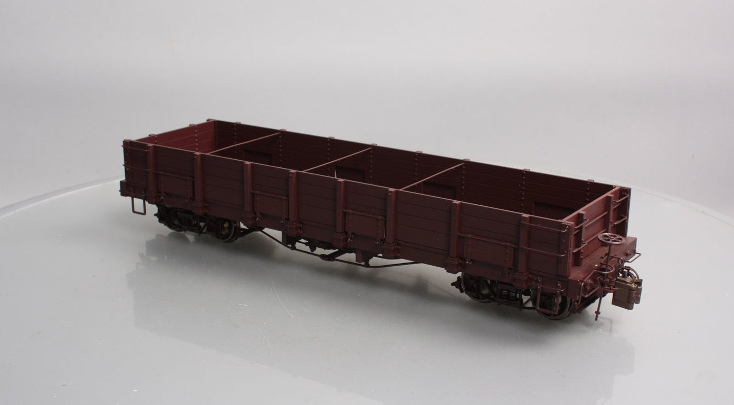 Bachmann 88299 G Low Side Gondola w/ Opening Side Doors - Metal Wheels