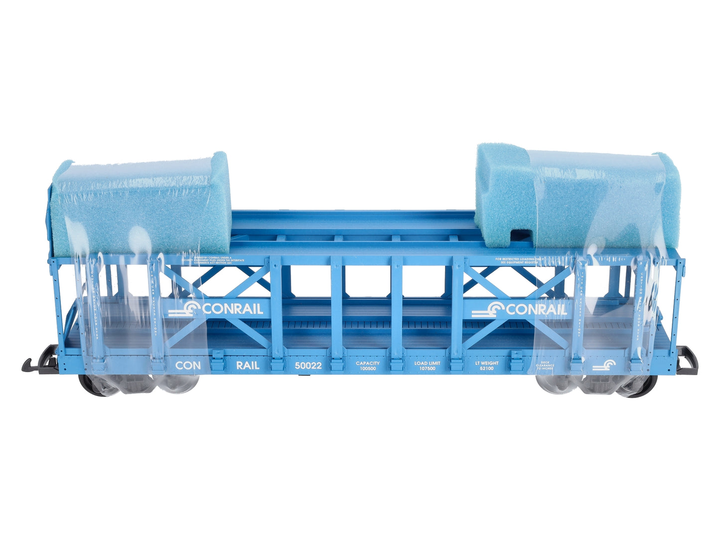 USA Trains R17217 G Conrail Two-Tier Auto Carrier Flat Cars