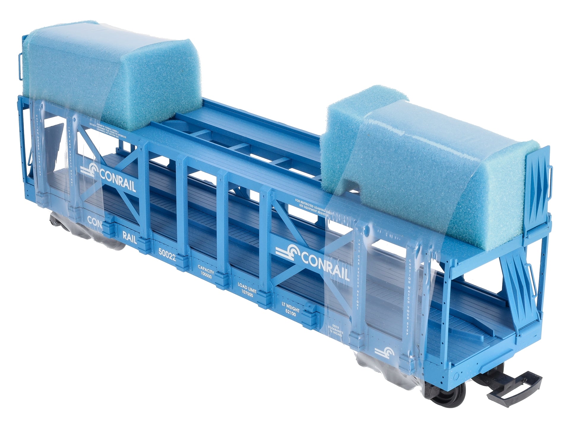 USA Trains R17217 G Conrail Two-Tier Auto Carrier Flat Cars