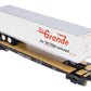 MTH 70-76046 G Scale Denver & Rio Grande Western Flat Car with 45' Trailer