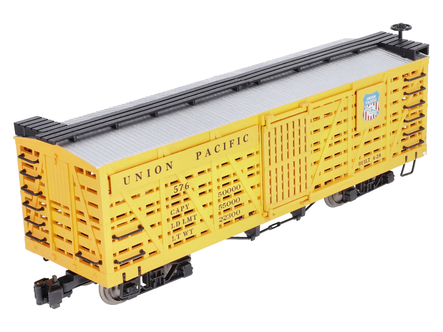 Bachmann 98101 G Union Pacific Stock Car w/Metal Wheels