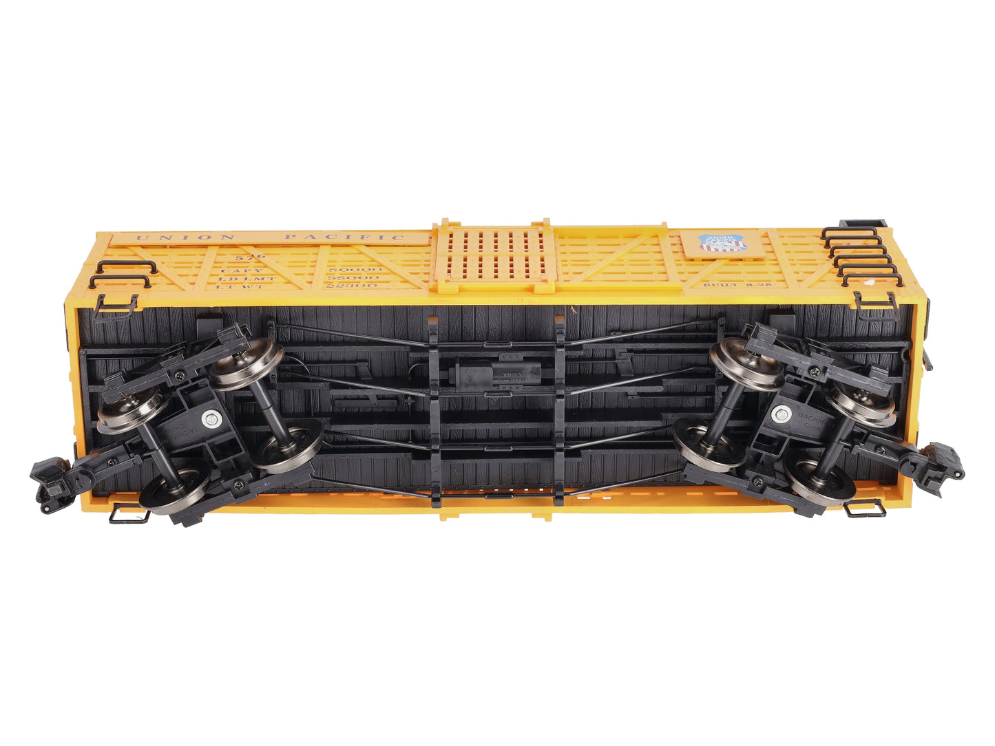 Bachmann 98101 G Union Pacific Stock Car w/Metal Wheels