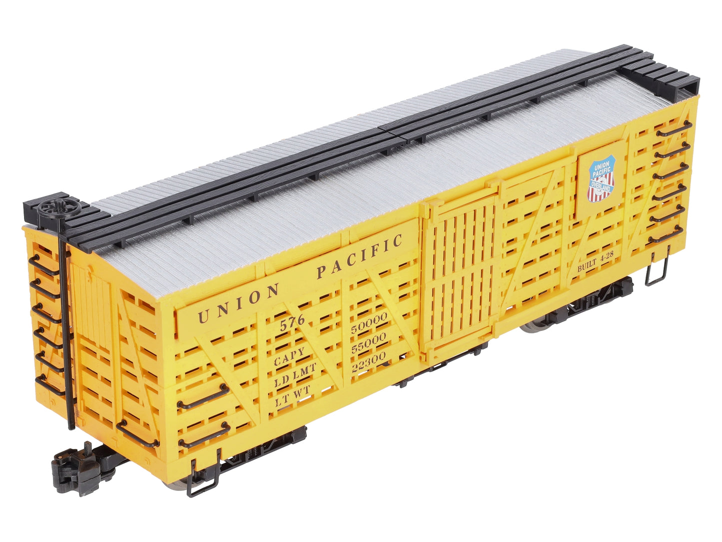 Bachmann 98101 G Union Pacific Stock Car w/Metal Wheels