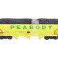 Bachmann 98229 G Scale Peabody 3-Bay Hopper w/ Coal Load #6687
