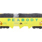 Bachmann 98229 G Scale Peabody 3-Bay Hopper w/ Coal Load #6687