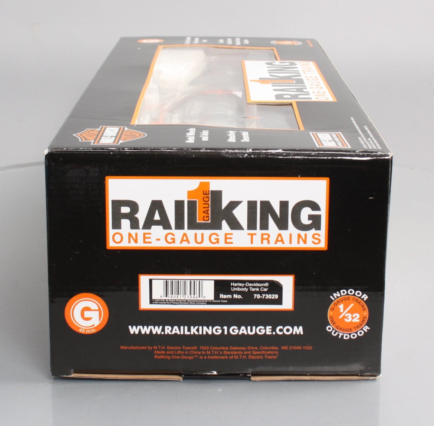 MTH 70-73029 G Scale Harley-Davidson Unibody Tank Car