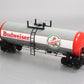 MTH 70-73028 G Scale Budweiser Unibody Tank Car
