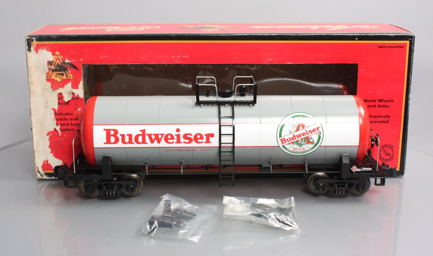 MTH 70-73028 G Scale Budweiser Unibody Tank Car