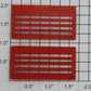 Lionel 6356-11/13 Red Upper and Lower Cattle Stock Car Doors (Set of 2)