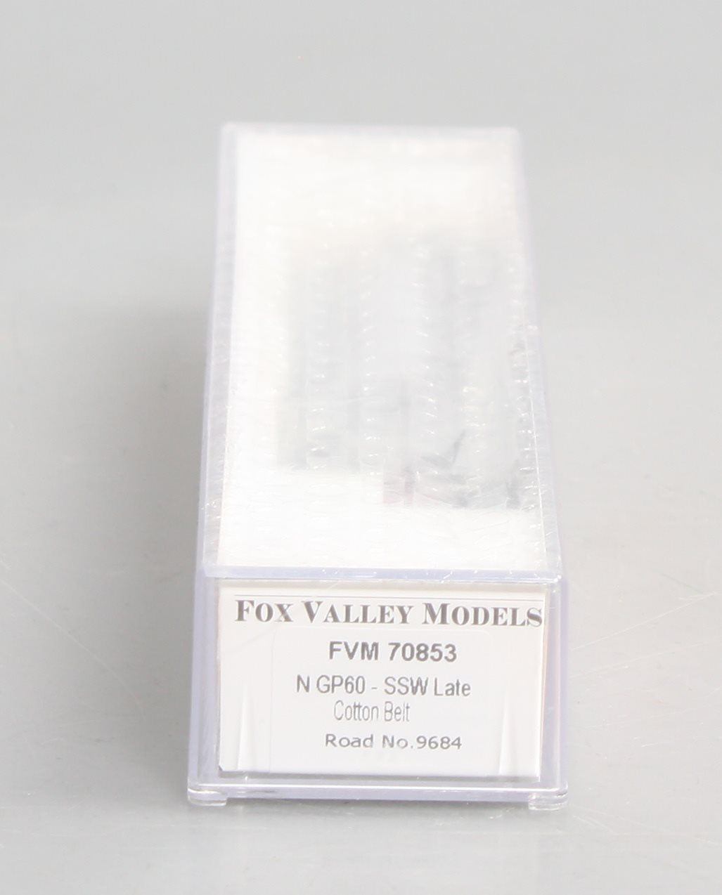 Fox Valley Models 70853 N Cotton Belt EMD Late GP60 Diesel Locomotive #9684
