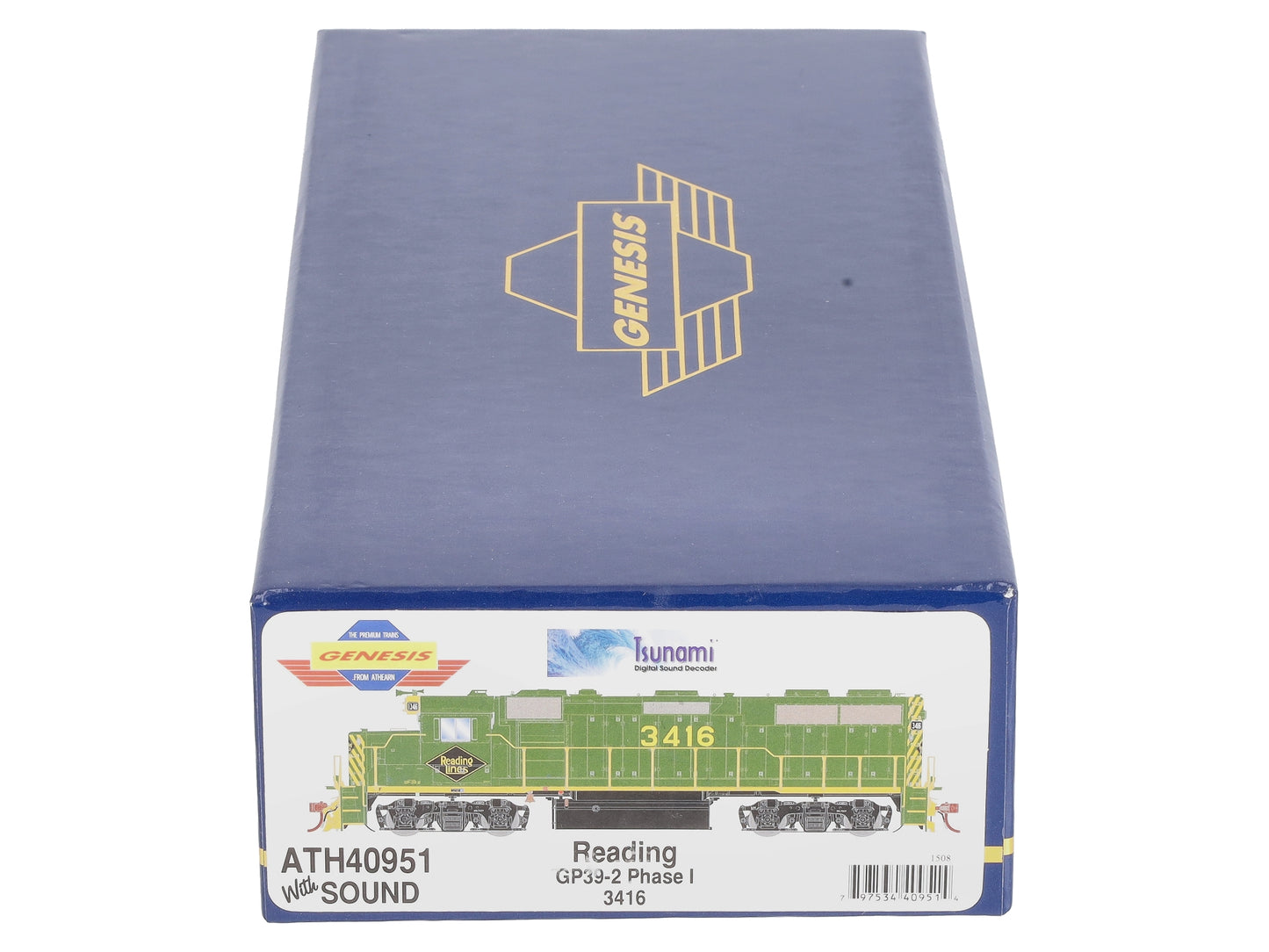 Athearn G40901 HO GP39-2 Phase I, RDG #3416