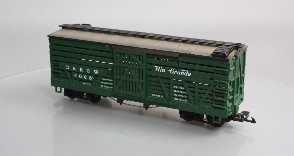 LGB 4068 G Scale Denver & Rio Grande Western Stock Car #4068 EX/Box