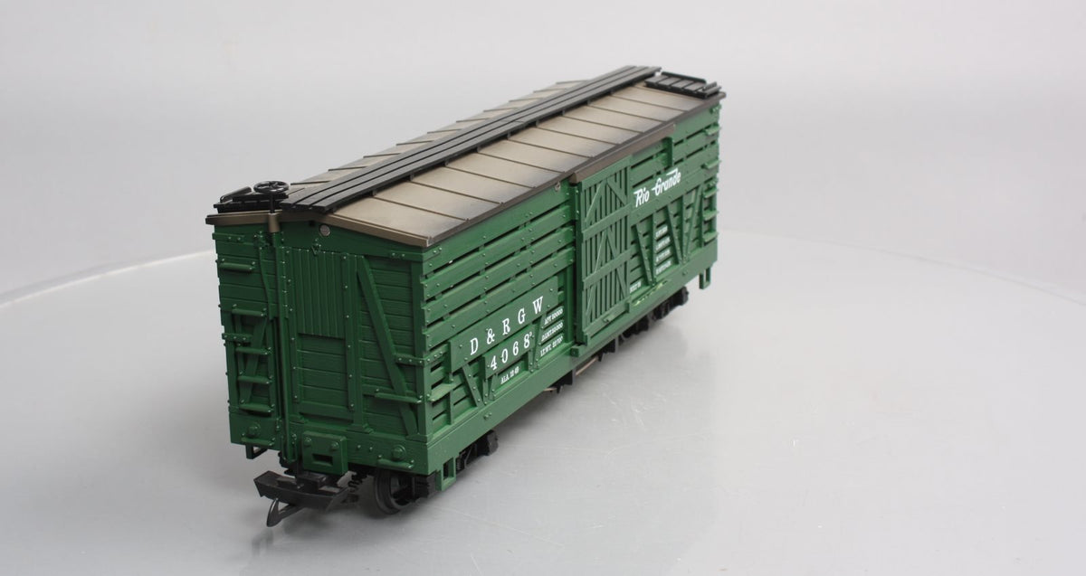LGB 4068 G Scale Denver & Rio Grande Western Stock Car #4068 EX/Box