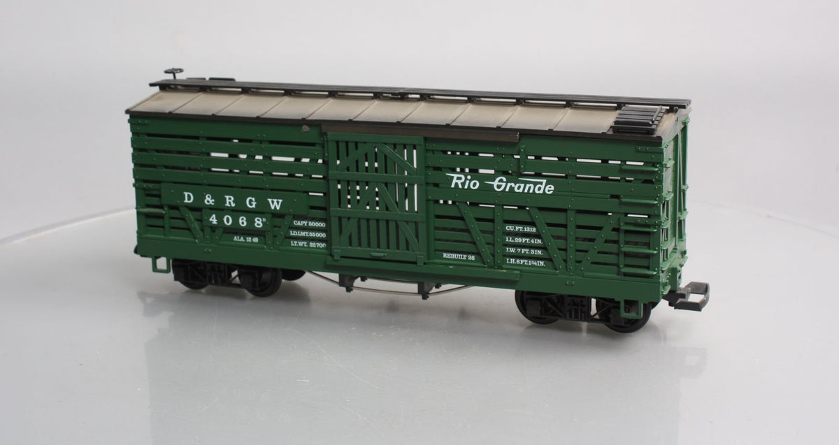 LGB 4068 G Scale Denver & Rio Grande Western Stock Car #4068 EX/Box