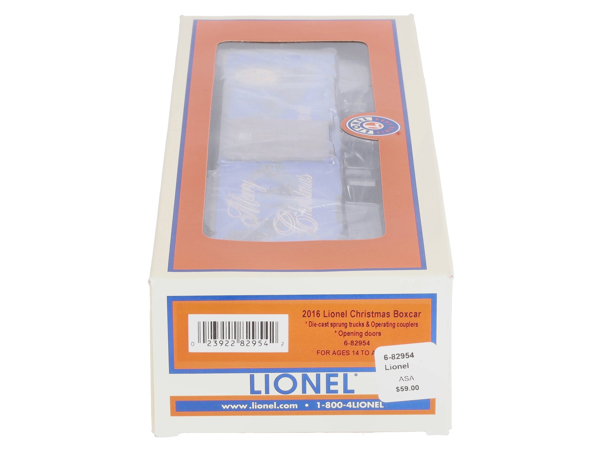Lionel 6-82954 O 2016 Lionel Christmas Boxcar LN/Box
