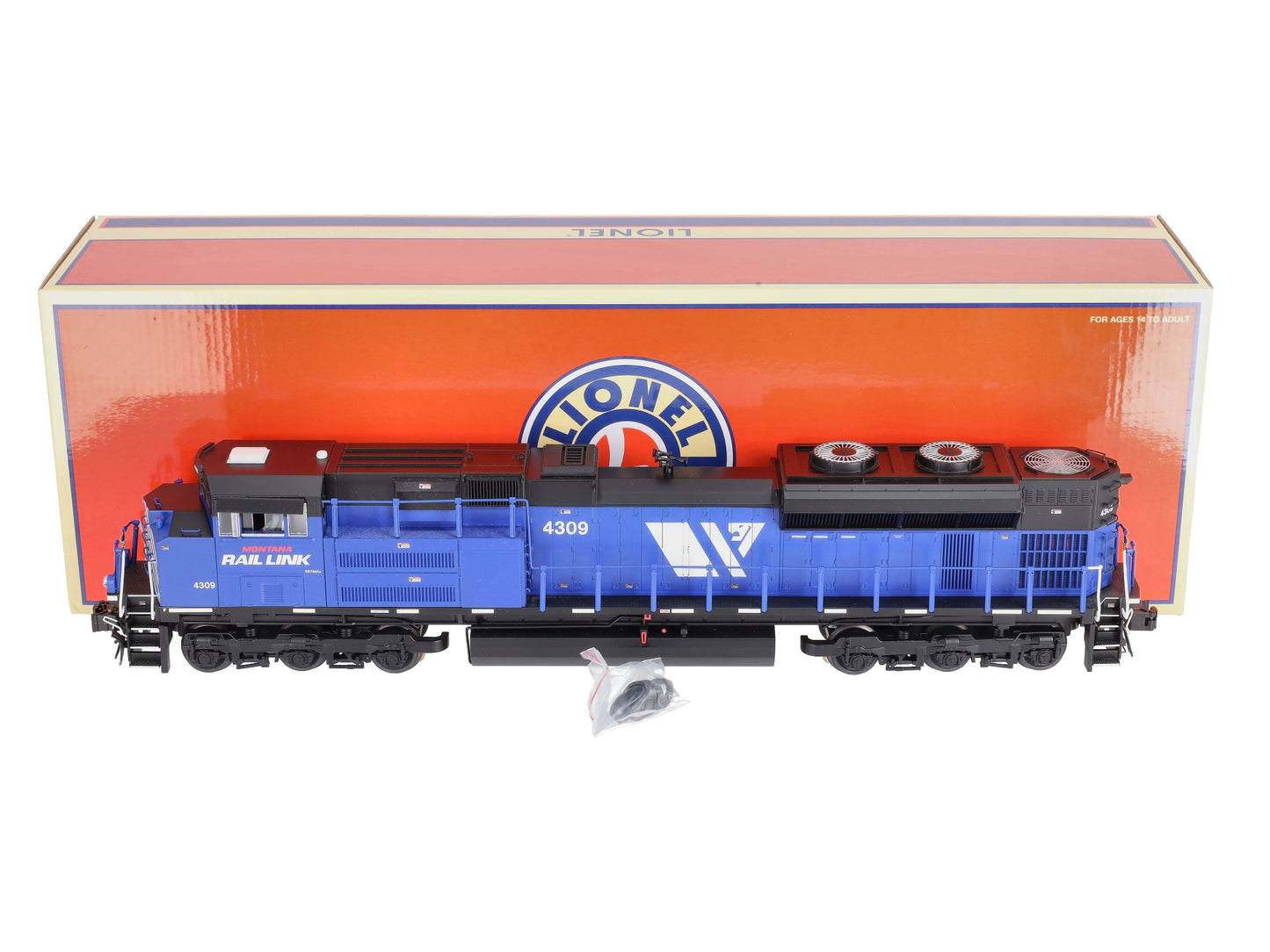 Lionel 6-84104 O Gauge Montana Rail Link Legacy SD70ACe Diesel Locomotive #4309