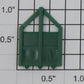 Lionel 2323-26 Green Baggage Truck Front Mast
