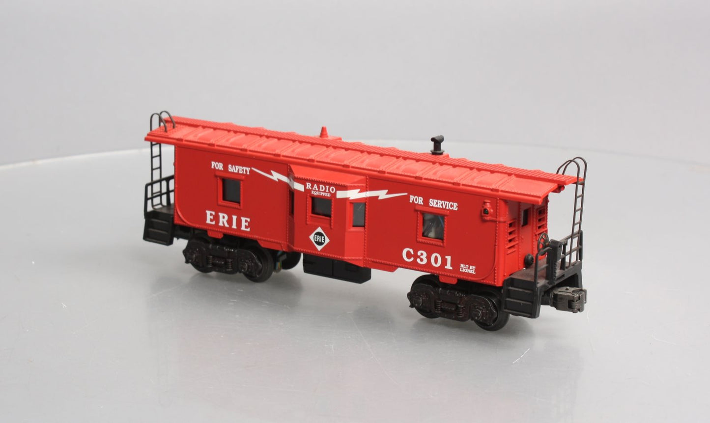 Lionel 6-19742 O Gauge Erie Bay Window Caboose with Crewtalk #301