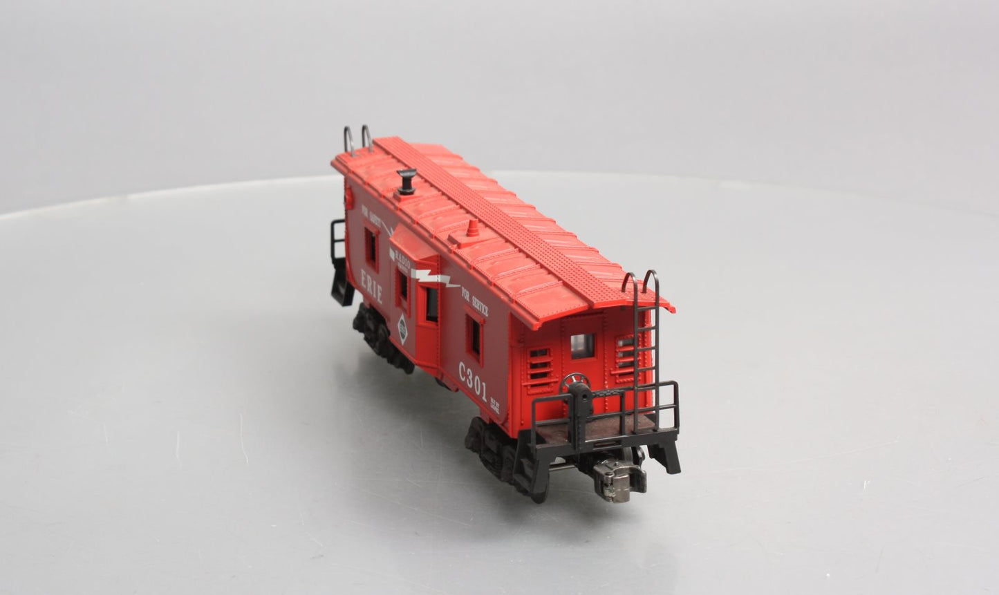 Lionel 6-19742 O Gauge Erie Bay Window Caboose with Crewtalk #301