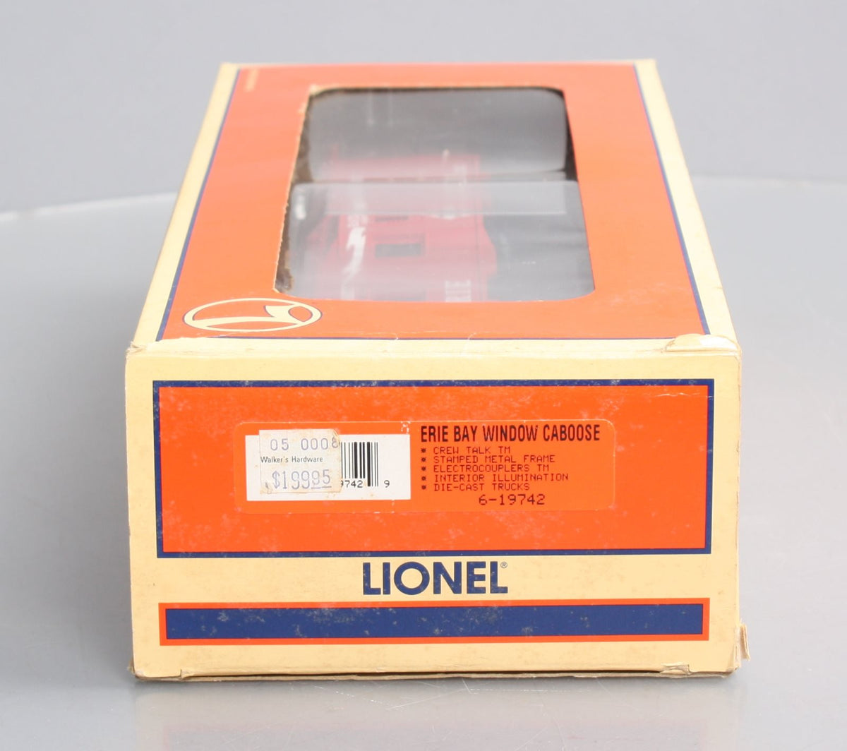 Lionel 6-19742 O Gauge Erie Bay Window Caboose with Crewtalk #301 LN/Box