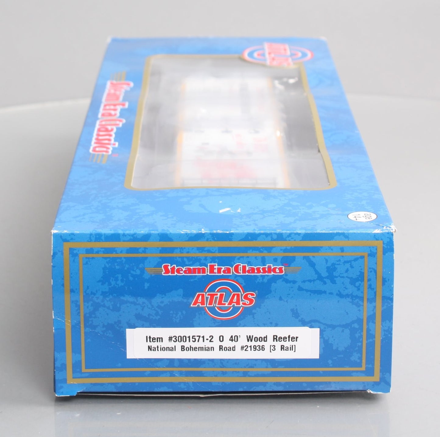 Atlas 3001571-2 O Gauge National Bohemian Road 40' Wood Reefer #21936 NIB