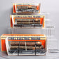 Lionel 6-17511 O Gauge Western Maryland Log Cars with Real Logs (Set of 3) LN/Box