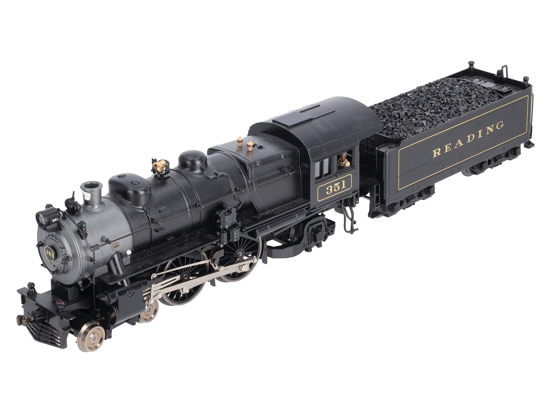 Lionel 6-11232 O Gauge Reading 4-4-2 Atlantic Steam Locomotive & Tender #351