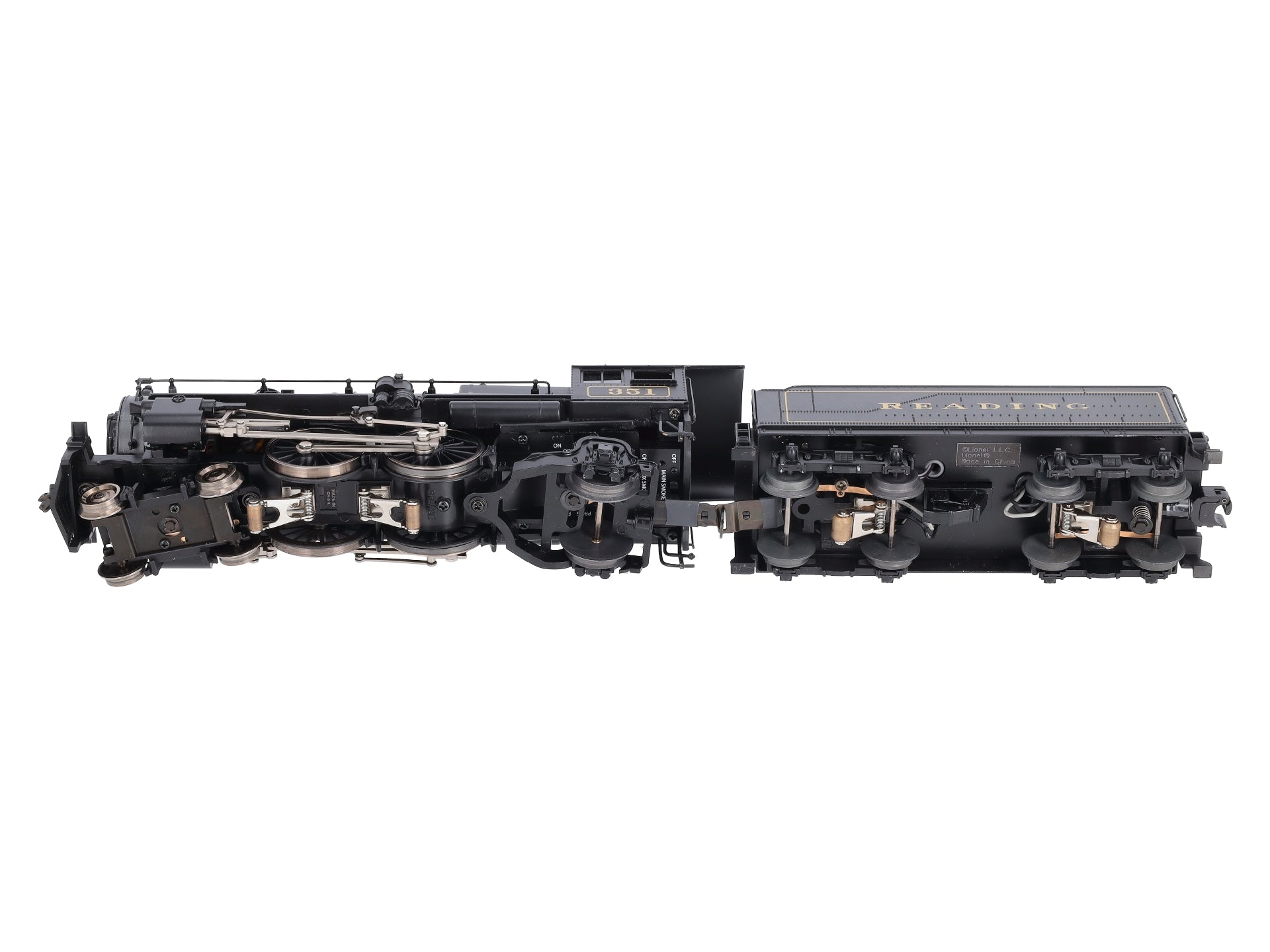 Lionel 6-11232 O Gauge Reading 4-4-2 Atlantic Steam Locomotive & Tender #351