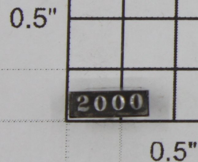 Lionel 6108952017 Lens For ALCO PA Black With Clear 2000