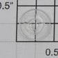Lionel 8952-25 F3 Clear Snap-In Diesel Porthole (2333-14)