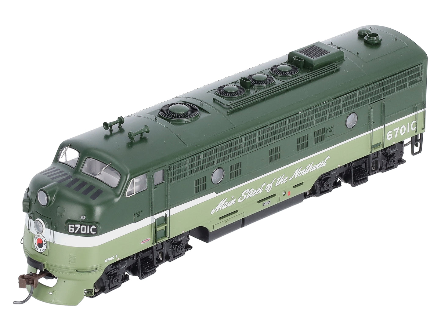 Athearn G3001 HO Scale Northern Pacific EMD F9A Diesel Locomotive #6701C LN